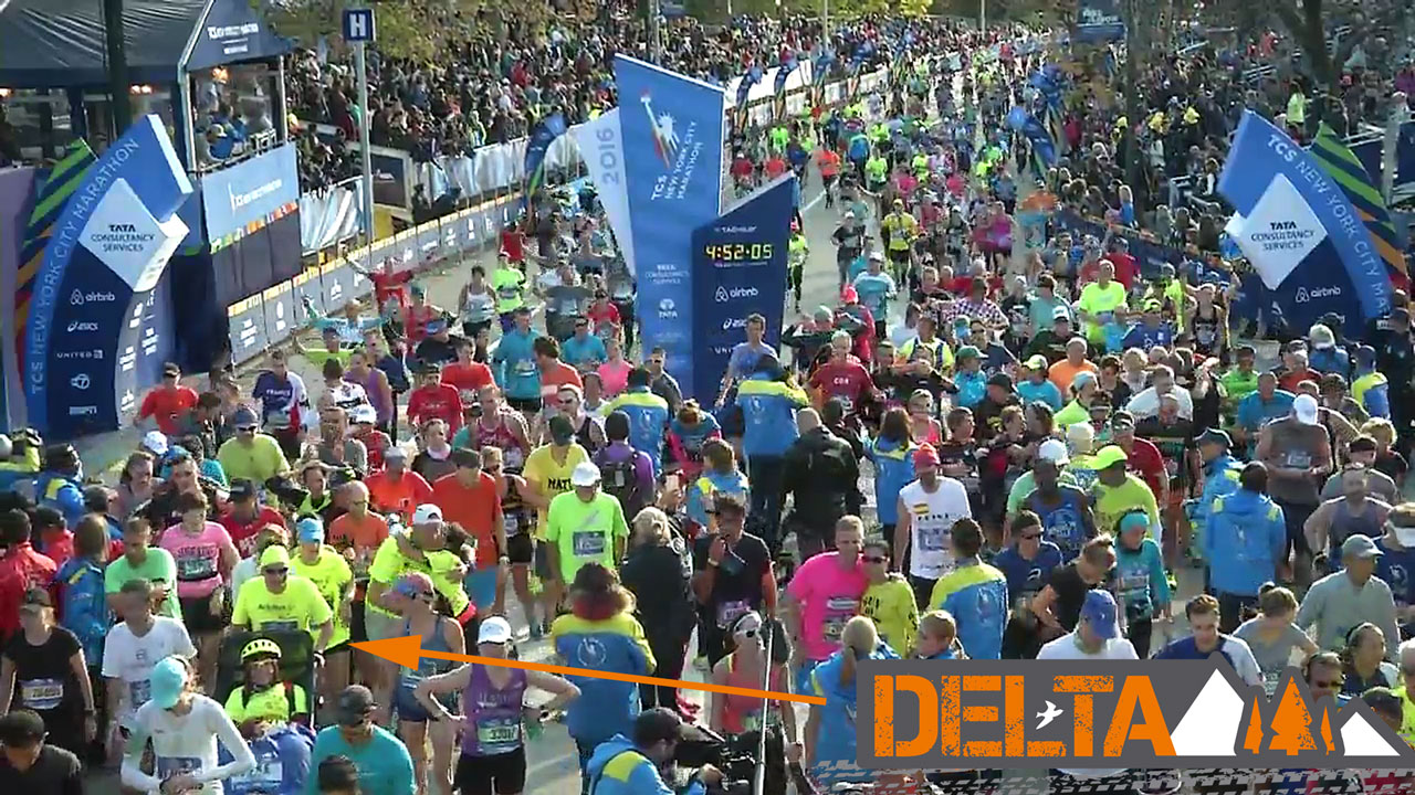 Delta All-Terrain Buggy crosses NY Marathon finish