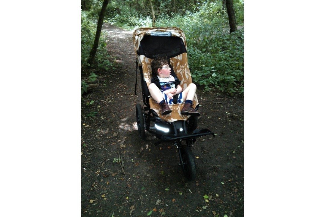 Camo Delta in the woods