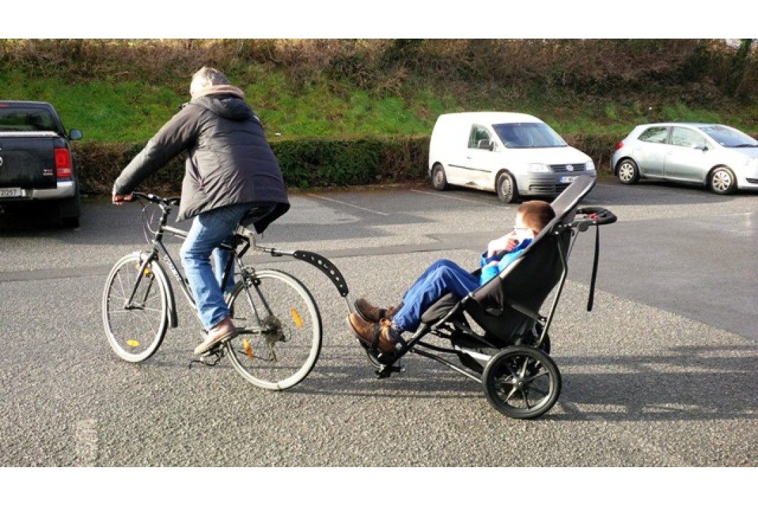 Test driving the Trail with the Large Framed Delta