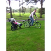 Delta Trail with raincover in the park